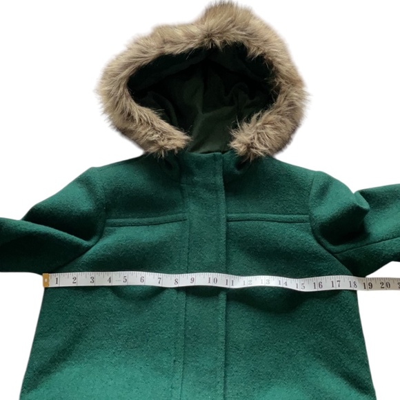 J.Crew Mercantile Vail Wool Blend Parka in Academic Green, size 0 - Picture 10 of 14